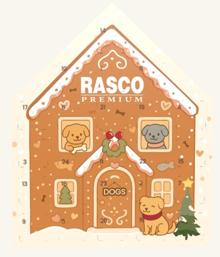 Rasco Adventný kalendár pre psov 120 g