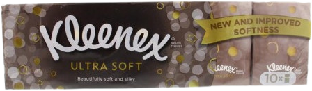 Kleenex® ® Papierové hygienické vreckovky Ultra Soft Mini 10 ks
