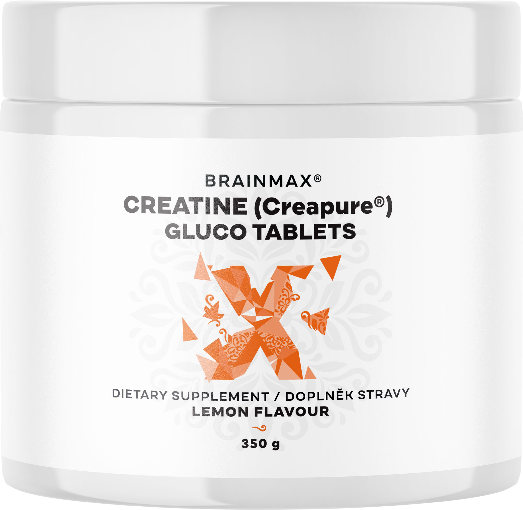 BrainMax Kreatín monohydrát tablety, Citrón 115 tablet