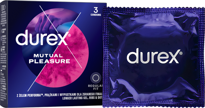 Durex Kondómy Mutual Pleasure 3 ks
