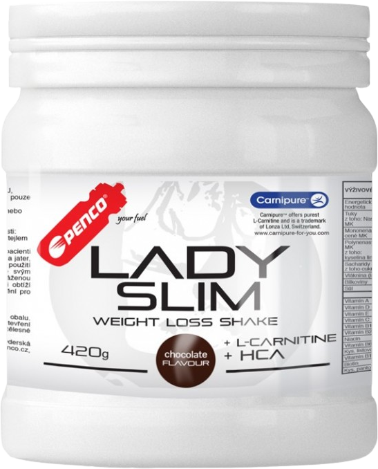 Penco Lady slim, čokoláda 420 g