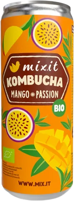 Mixit BIO Kombucha - Mango & Passion Fruit 330 ml