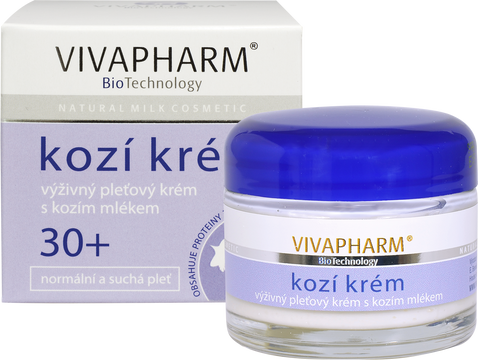 VivaPharm Kozí výživný pleťový krém 50 ml