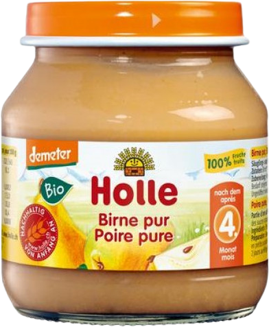 Holle bio detská raňajky 100% hruška 125 g