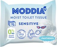 Moddia Vlhčený toaletný papier sensitive 70 ks