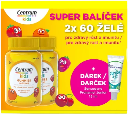 Centrum Gummies multifruit 2 x 60 ks