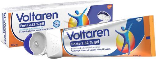 Voltaren Forte 2,32% gél s diklofenakom na bolesť chrbta, svalov a kĺbov 100 g