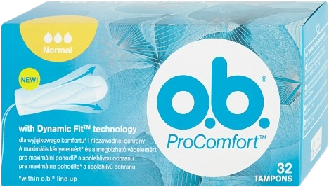 O.b. ProComfort Normal Hygienické tampóny 32 ks