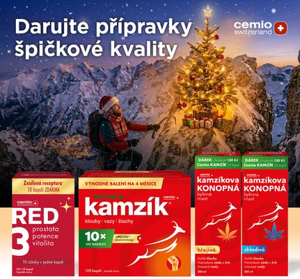 Cemio Kamzík Liposomálny darček 120 kapsúl