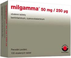Milgamma 50 mg/250 µg 100 tabliet