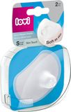 LOVI Silikónové chrániče bradaviek Skin Touch veľkosť M/L, štandardné 2 ks