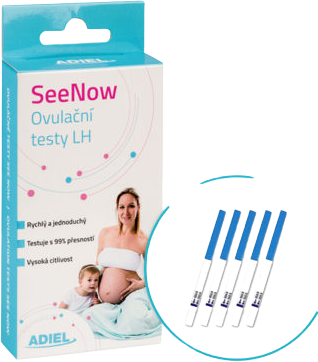 Adiel SeeNow Ovulačné testy LH 5 ks