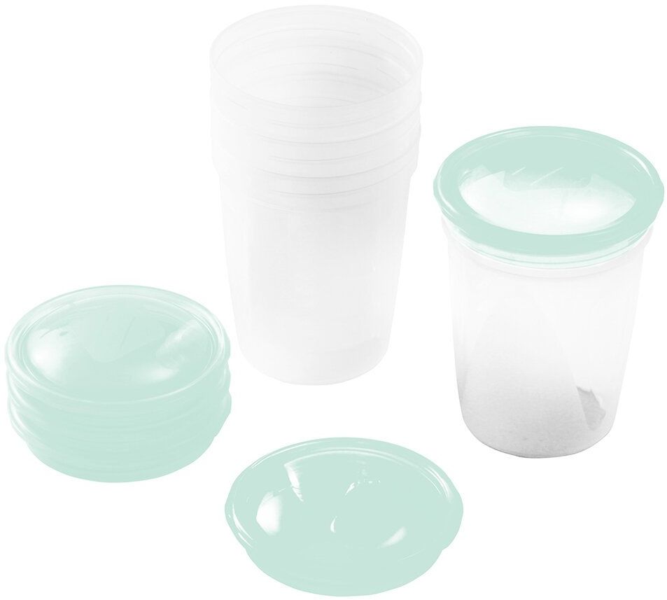 BabyOno Tégliky na úschovu pokrmov 4 ks