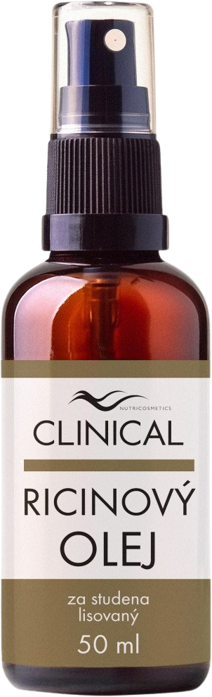 Clinical Ricínový olej za studena lisovaný 50 ml