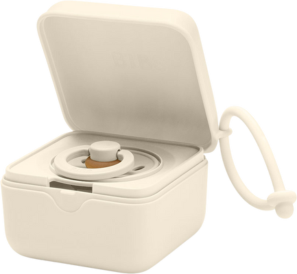 BIBS krabička na cumlíky - Ivory