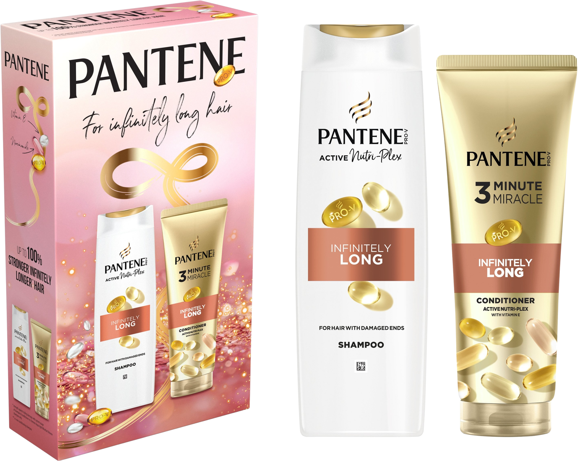 Pantene Sada produktov Infinitely Long: šampón 400 ml a sérum 220 ml