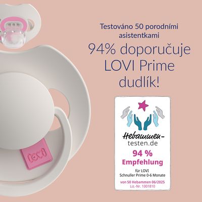 LOVI Cumlík silikónový dynamický PRIME Tutti Frutti 0-6m, Lagoon/Mint Cream 2 ks
