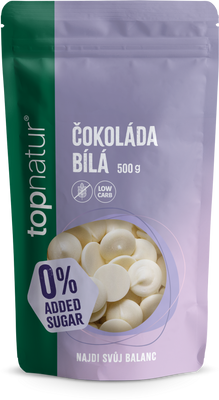 Topnatur No Added Sugar Čokoláda biela 500 g