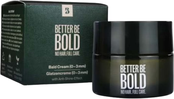 Better be bold Bald Cream, Matný krém na plešinu 50 ml