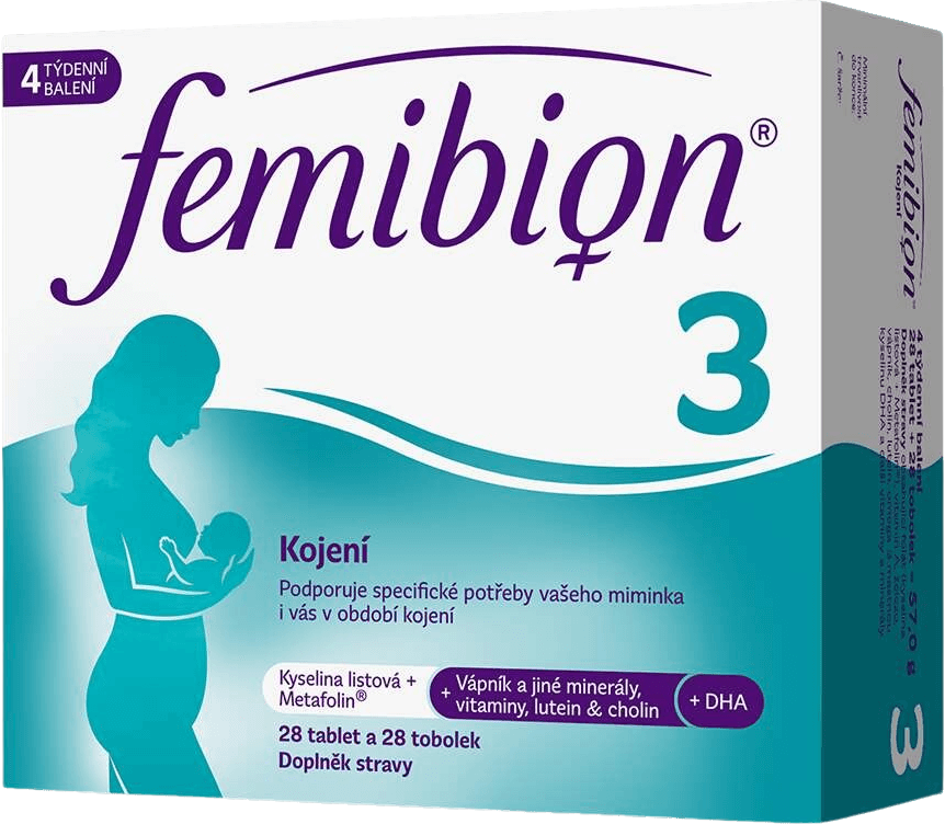 Femibion 3 Dojčenie 28 tabliet + 28 kapsúl
