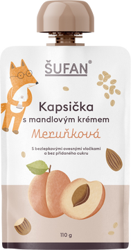 Šufan Kapsička s mandľovým krémom marhuľová 110 g