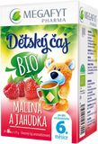 Megafyt Detský čaj Malinový a jahodový BIO 20 x 1.75 g