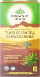 Organic India Tulsi so zeleným čajom a Ašvagandou BIO 25 ks