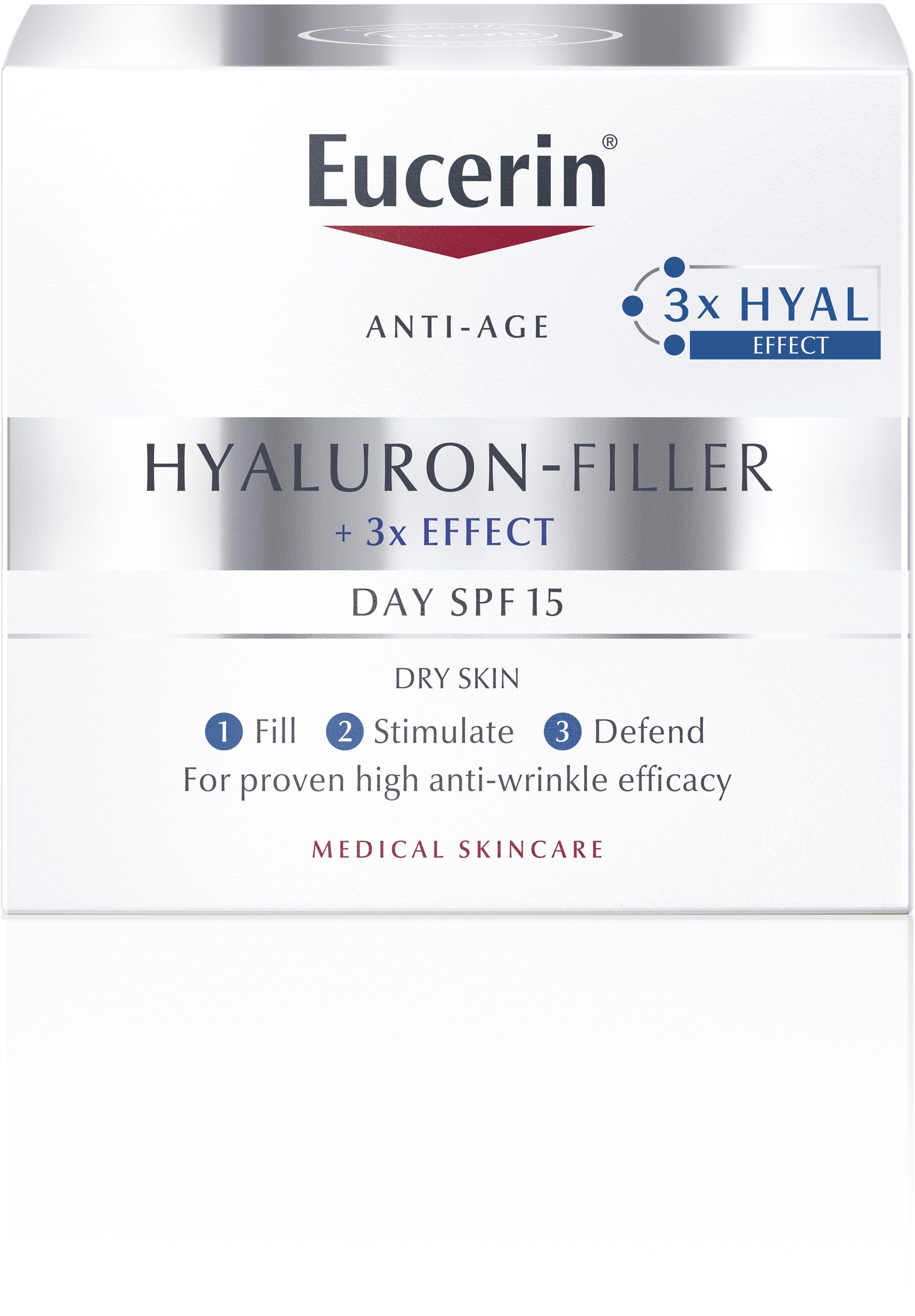 Eucerin HYALURON-FILLER intenzívny vyplňujúci denný krém proti vráskam 50 ml