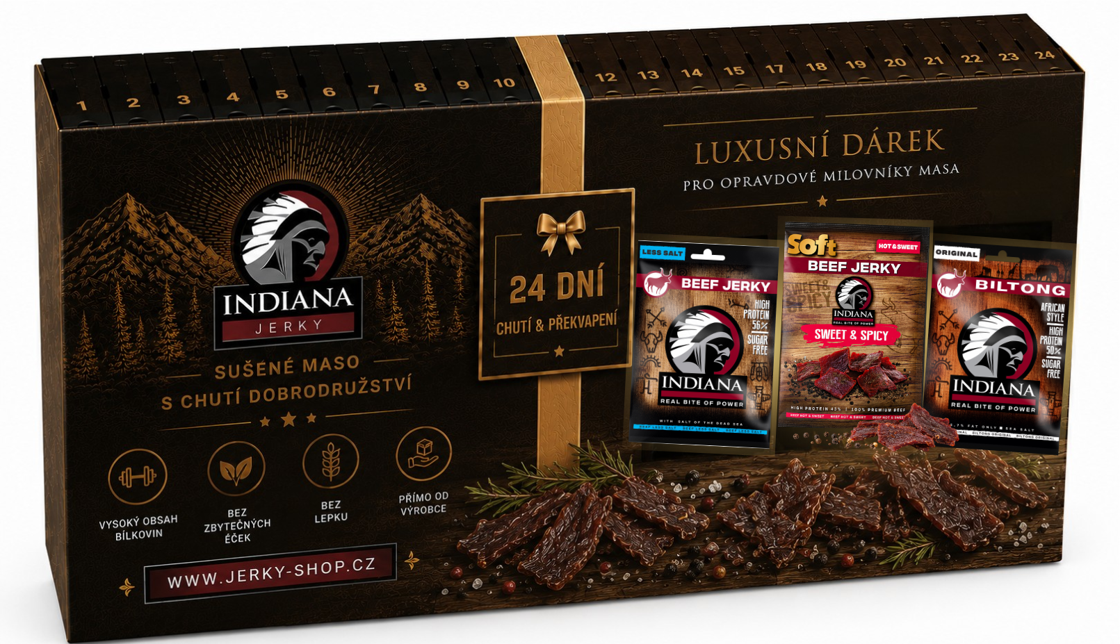 Indiana Jerky Adventný kalendár 24 ks