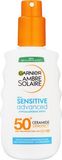 Garnier Ambre Solaire Sensitive Advanced Sprej pre svetlou citlivou pokožku, SPF 50+, 150 ml