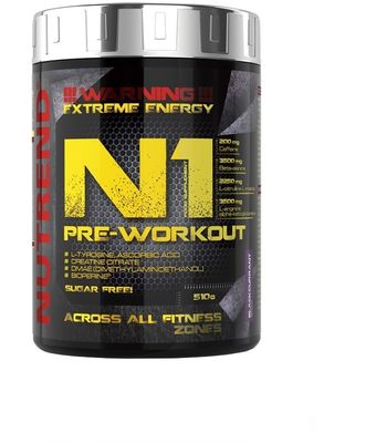 Nutrend N1 Pre-Workout modrá malina 510 g