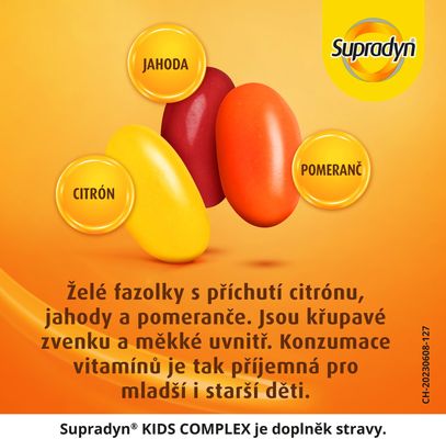 Supradyn Kids Complex želé fazuľky 60 ks