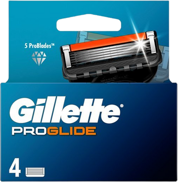 Gillette Fusion Proglide Náhradné hlavice 4 ks