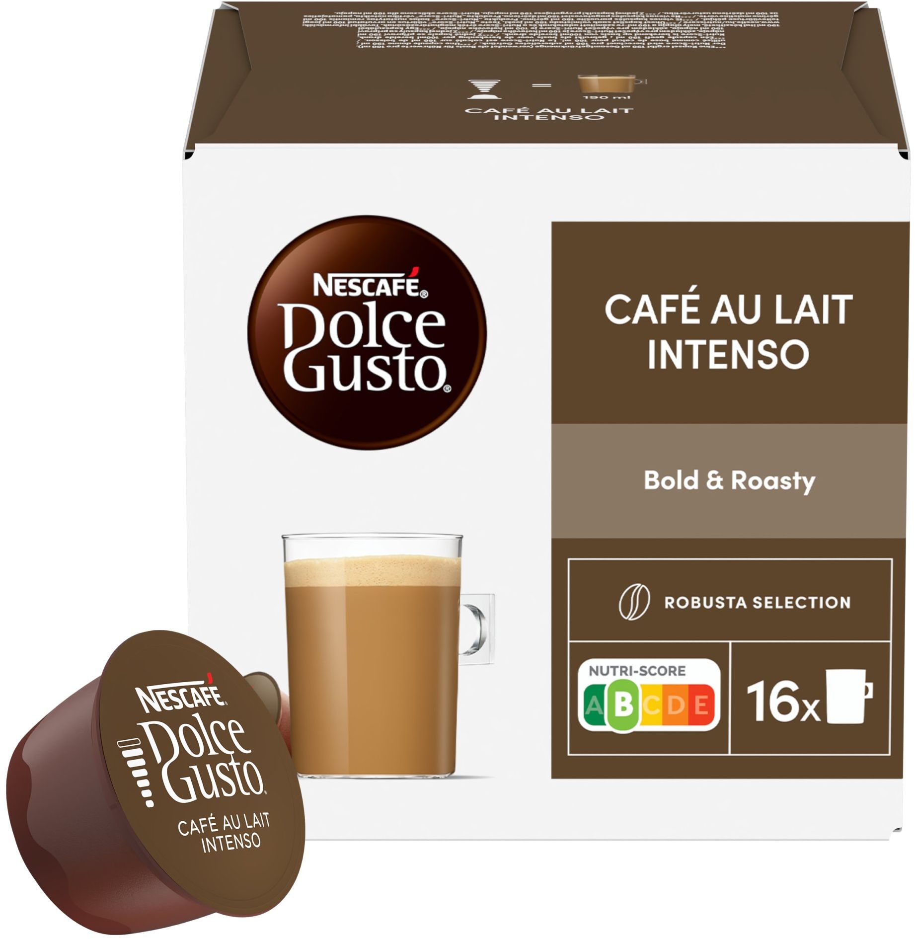 Nescafé Dolce Gusto® Café au Lait Intenso kávové kapsule 16 ks