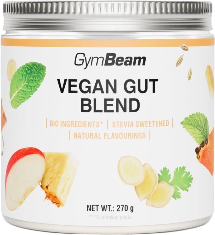 GymBeam Vegánska zmes pre črevá 270 g