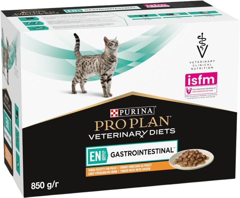 Purina VD Feline - EN St/Ox Gastroint. Chicken kapsička 10 x 85 g