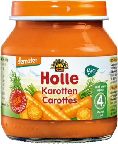Holle bio detská desiata Mrkva 125 g