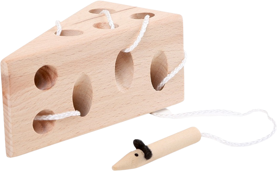 Small foot by Legler Syr prírodný s myšou