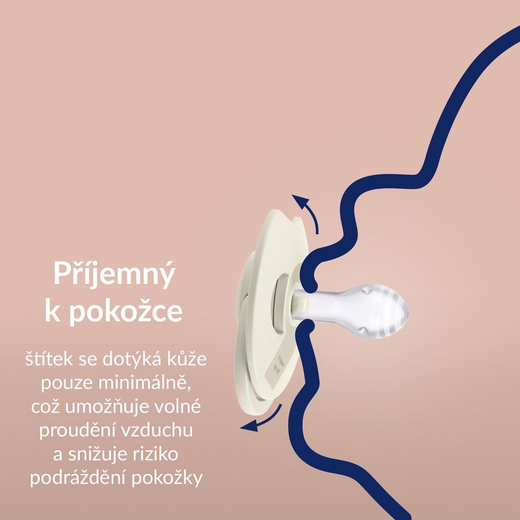 LOVI Cumlík silikónový dynamický Prime 0-6m Nude