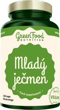 GreenFood Nutrition Mladý jačmeň 120 kapsúl