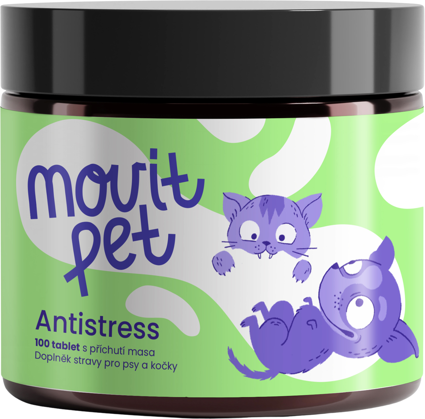 MOVit Energy PET Antistress s príchuťou mäsa 100 tabliet