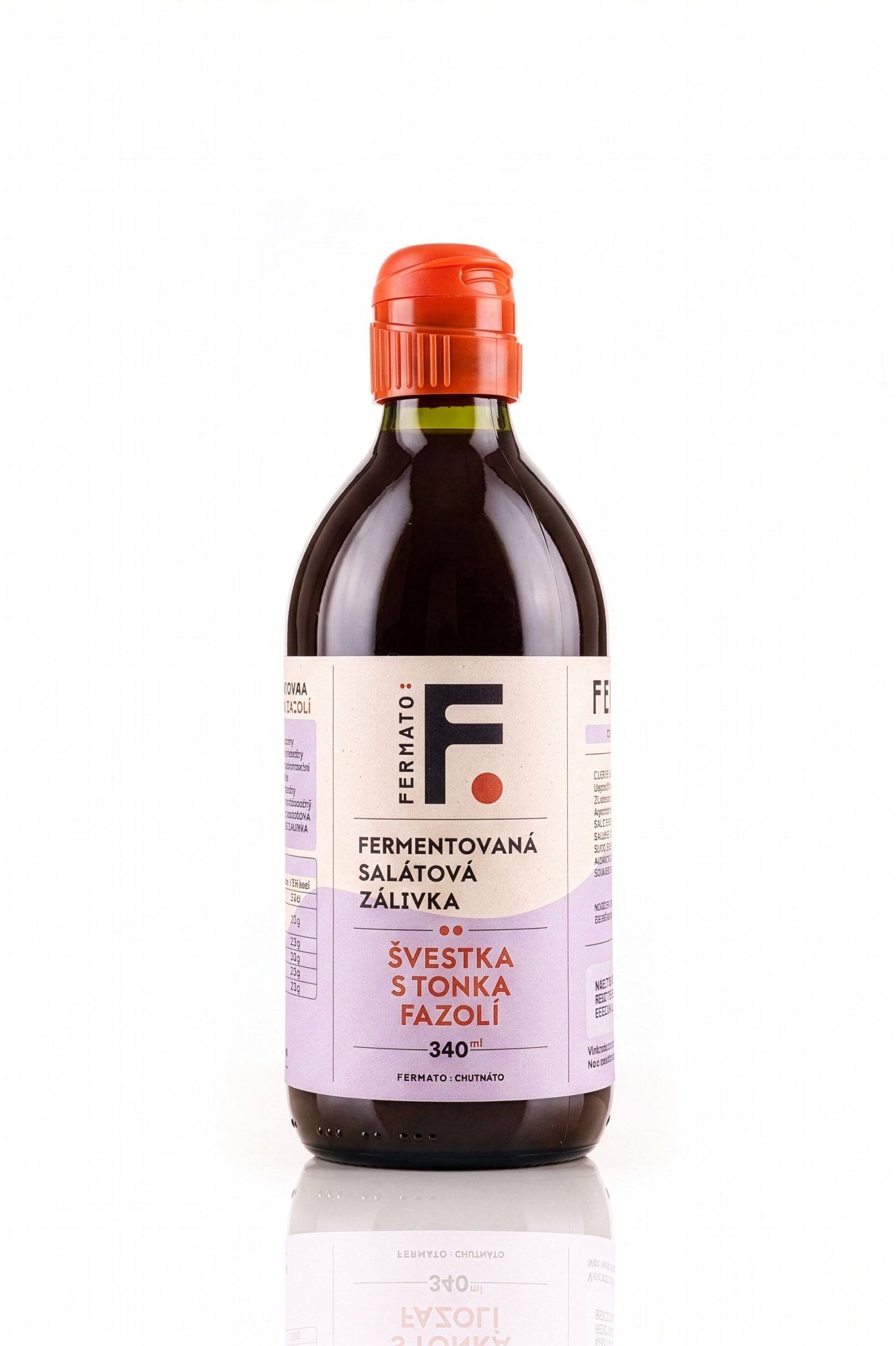 Fermato Fermentovaná šalátová zálievka - Slivka s tonkovou fazuľou 340 ml