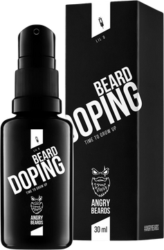 Angry Beards Beard Doping Prípravok na rast fúzov (mesačná kôra) 30 ml