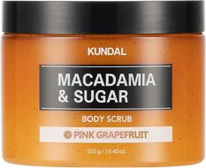 Kundal Macadamia&Sugar Body Scrub prírodný telový peeling s vôňou Grapefruitu 550 g