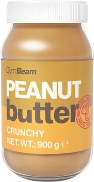 GymBeam 100% Arašidové maslo crunchy 900 g