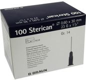 B.Braun BB Sterican injekčná ihla jednorázová modrá 0,6x30mm, ks 100 ks