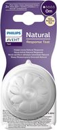Philips Avent Cumlík Natural Response 1 prvý prietok 0m, 2 ks