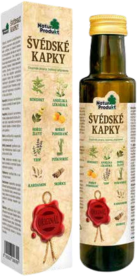 Naturprodukt Švédske kvapky 500 ml