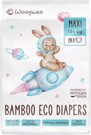 Woopies Detské EKO plienky MAXI (12+kg) Wooden Spoon 28 ks