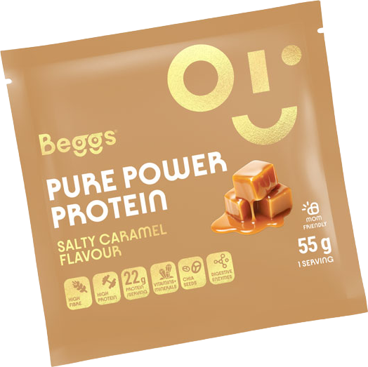 Beggs Pure Power Protein Salty Caramel 55 g